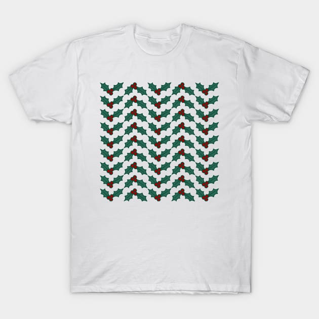 Holly | Christmas Holly | Holly Berries T-Shirt by HLeslie Design